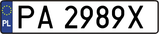 PA2989X