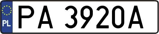 PA3920A
