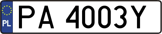 PA4003Y