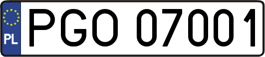 PGO07001