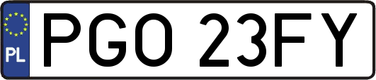 PGO23FY