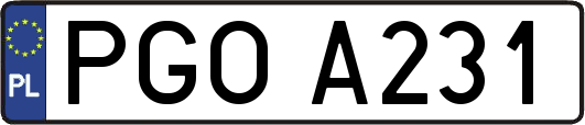 PGOA231