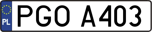 PGOA403