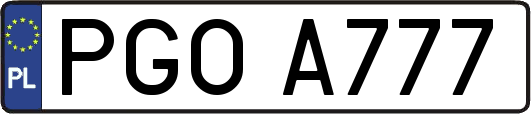PGOA777