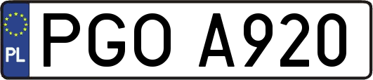 PGOA920