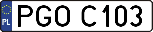 PGOC103