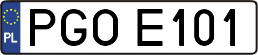 PGOE101