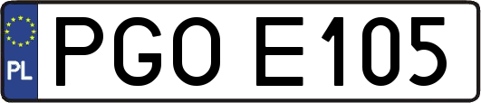 PGOE105