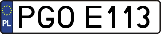 PGOE113