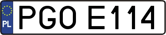 PGOE114