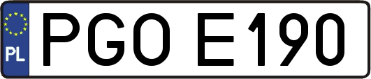 PGOE190