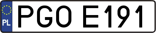 PGOE191