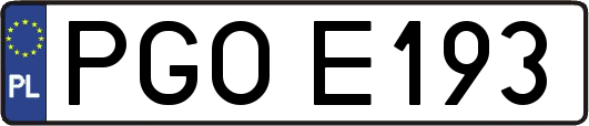 PGOE193