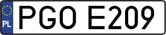 PGOE209