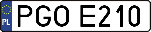 PGOE210