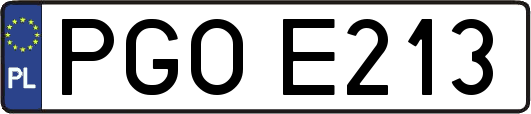 PGOE213