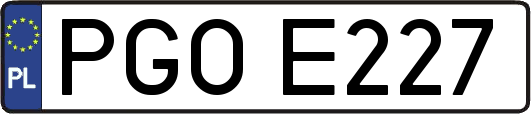 PGOE227