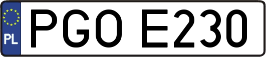 PGOE230