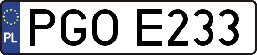PGOE233