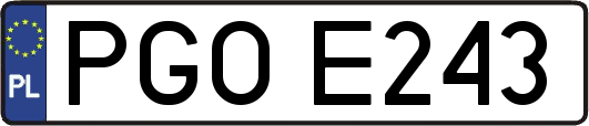 PGOE243
