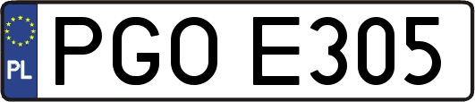 PGOE305