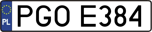 PGOE384