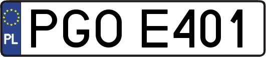 PGOE401