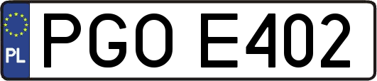 PGOE402
