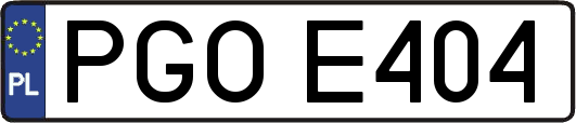 PGOE404