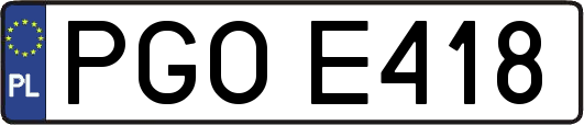 PGOE418
