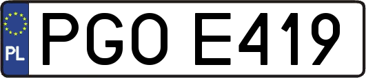 PGOE419
