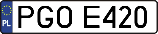 PGOE420