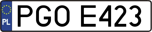 PGOE423