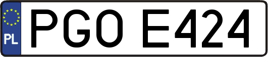 PGOE424
