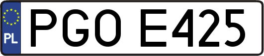 PGOE425