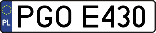 PGOE430
