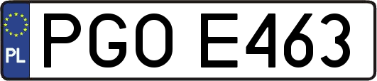 PGOE463