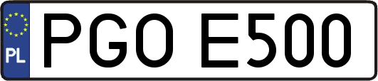 PGOE500