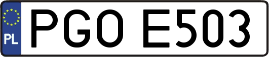 PGOE503