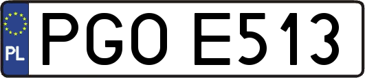 PGOE513