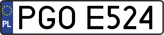 PGOE524