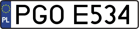 PGOE534