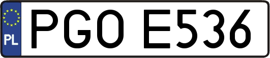 PGOE536