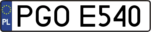PGOE540
