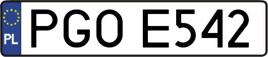 PGOE542