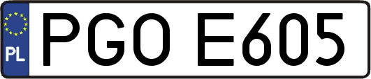 PGOE605