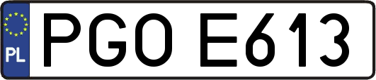 PGOE613
