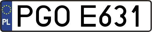 PGOE631