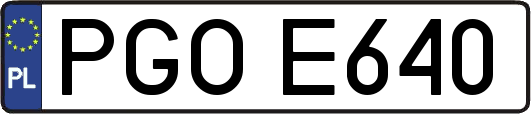 PGOE640
