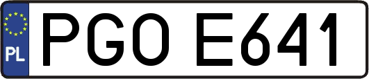 PGOE641